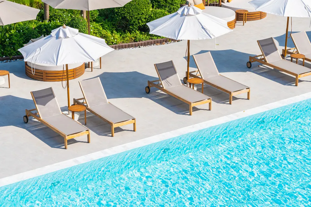 outdoor pool furniture