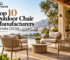 Top 10 Outdoor Chair Manufacturers in India (2026) | Mod Patio